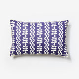 Ferns & Waves Yves Klein Blue 60x40cm Cushion