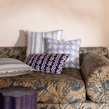 Ferns & Waves Yves Klein Blue 60x40cm Cushion