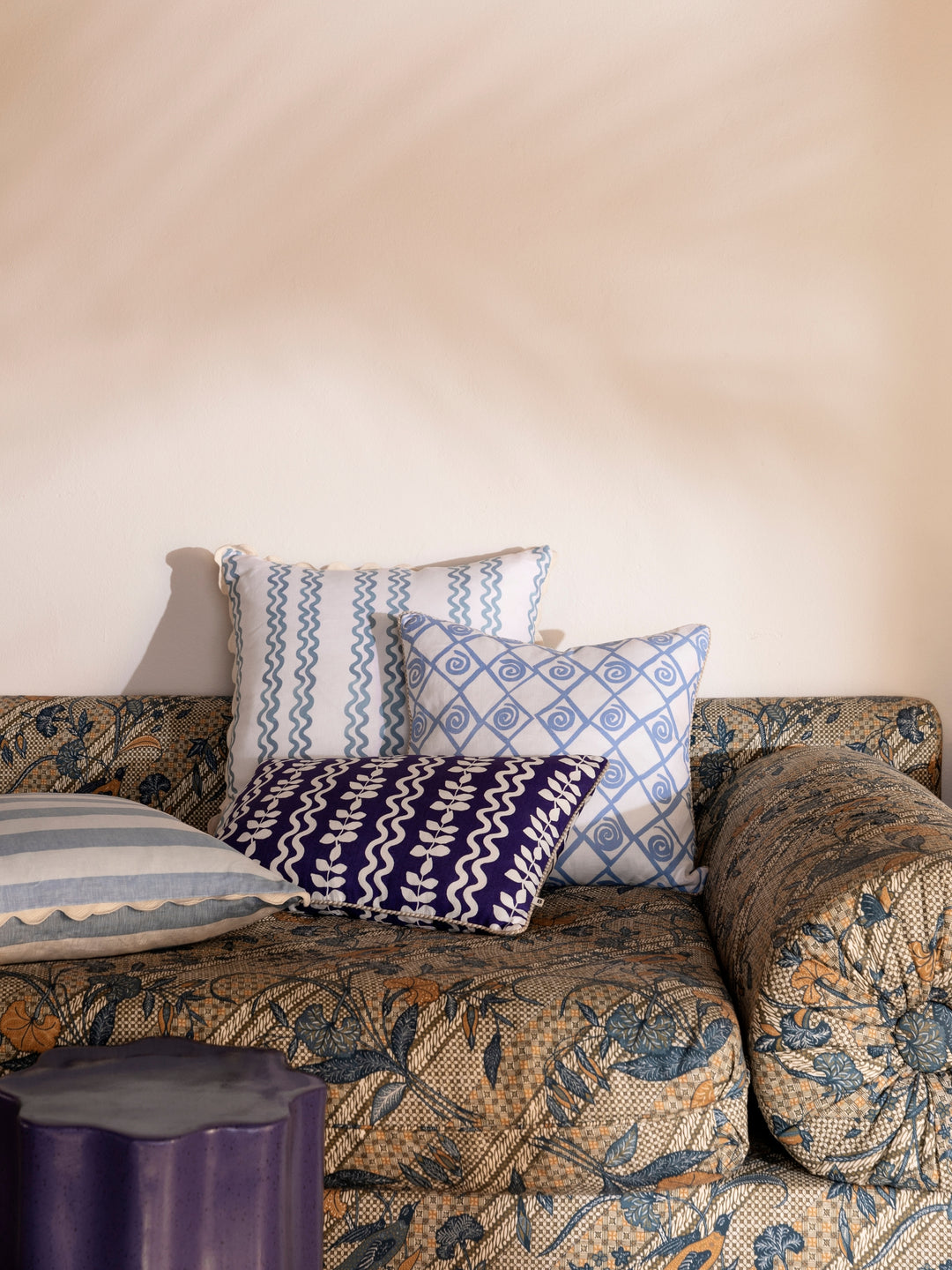 Beeline Blue Cushion
