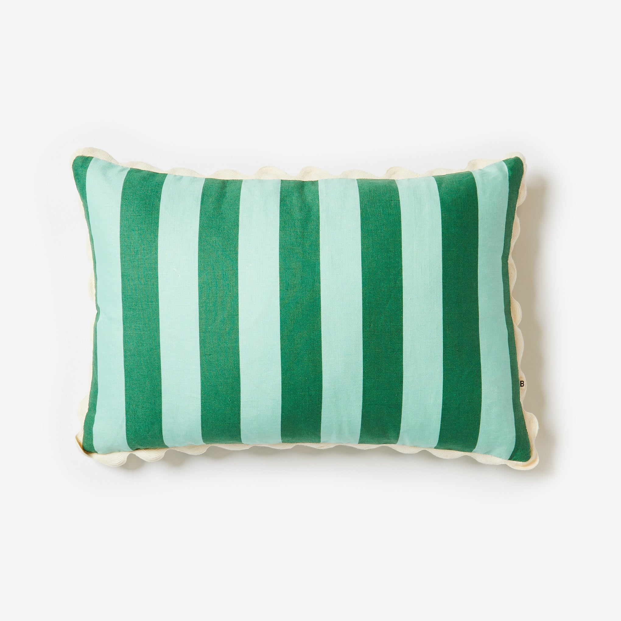 Bold Stripe Verde 60x40cm Cushion