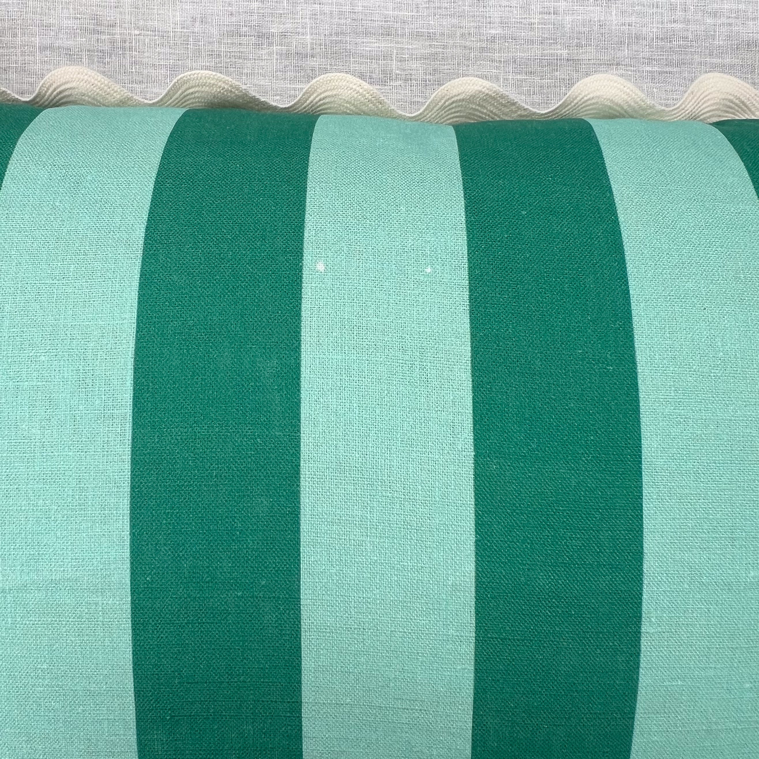 Bold Stripe Verde Cushion - Almost Perfect