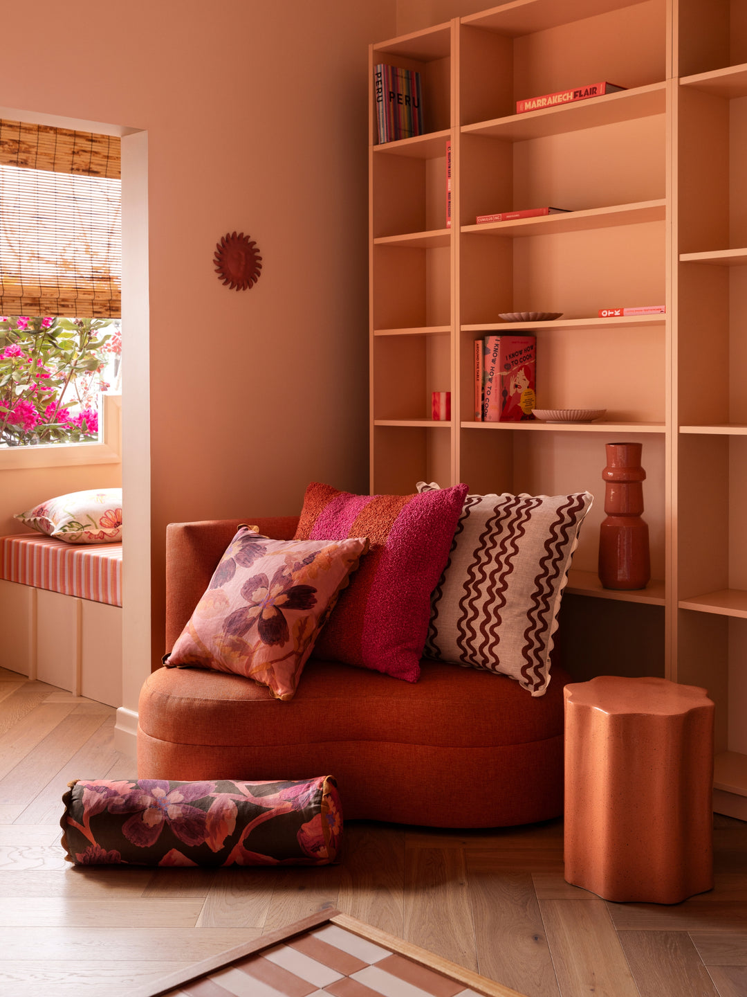 Cosmos Pink Cushion | Bonnie and Neil