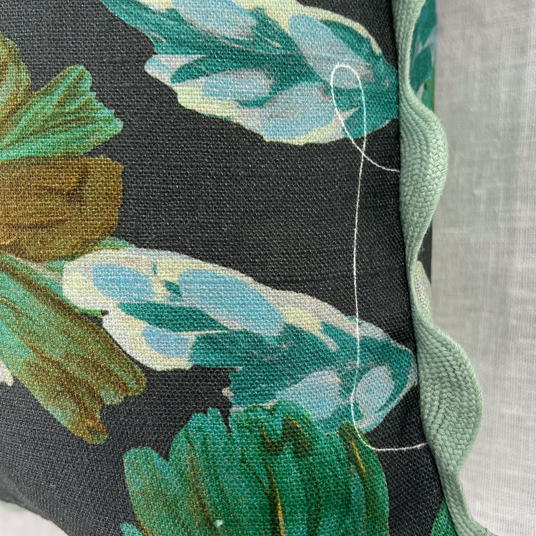 Cosmos Green Cushion - Almost Perfect