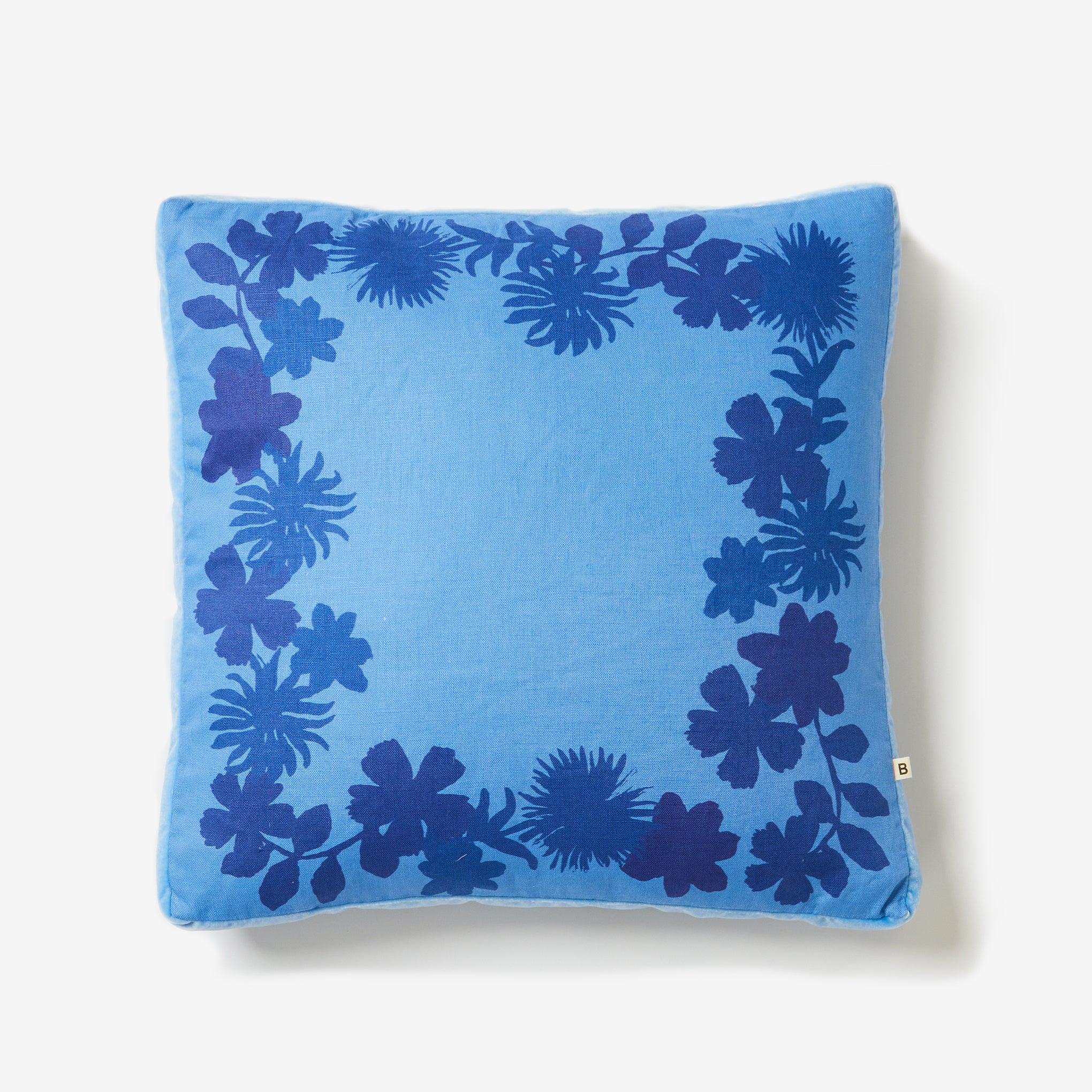 Flora Blue 50cm Cushion