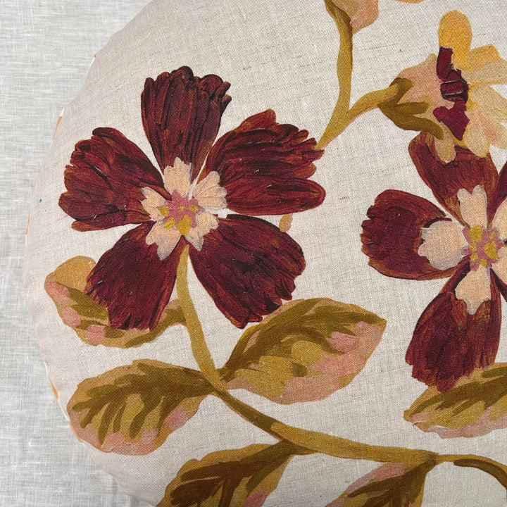 Cosmos Tan Round Cushion - Almost Perfect