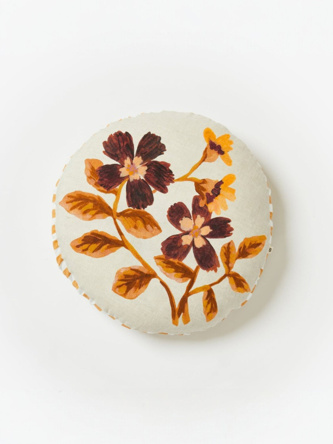 Cosmos Tan Round Cushion