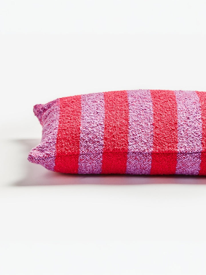 Boucle Stripe Candy Cushion