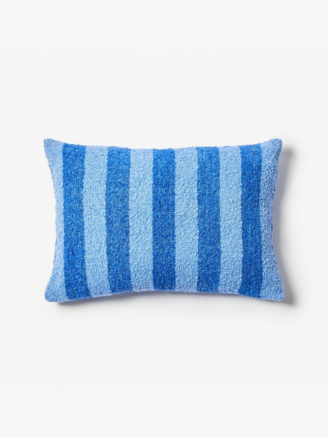 Boucle Stripe Blue Cushion