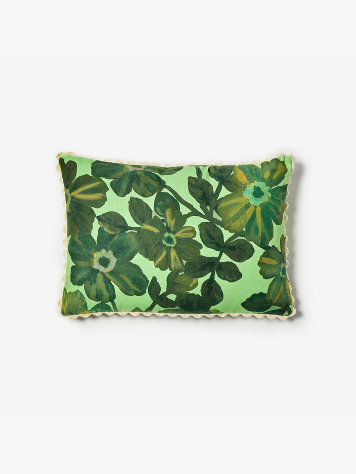 Rosetta Dark Mint Cushion