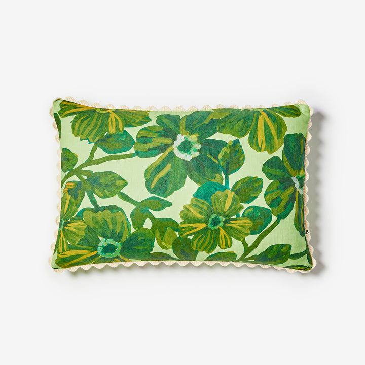 Rosetta Dark Mint Cushion