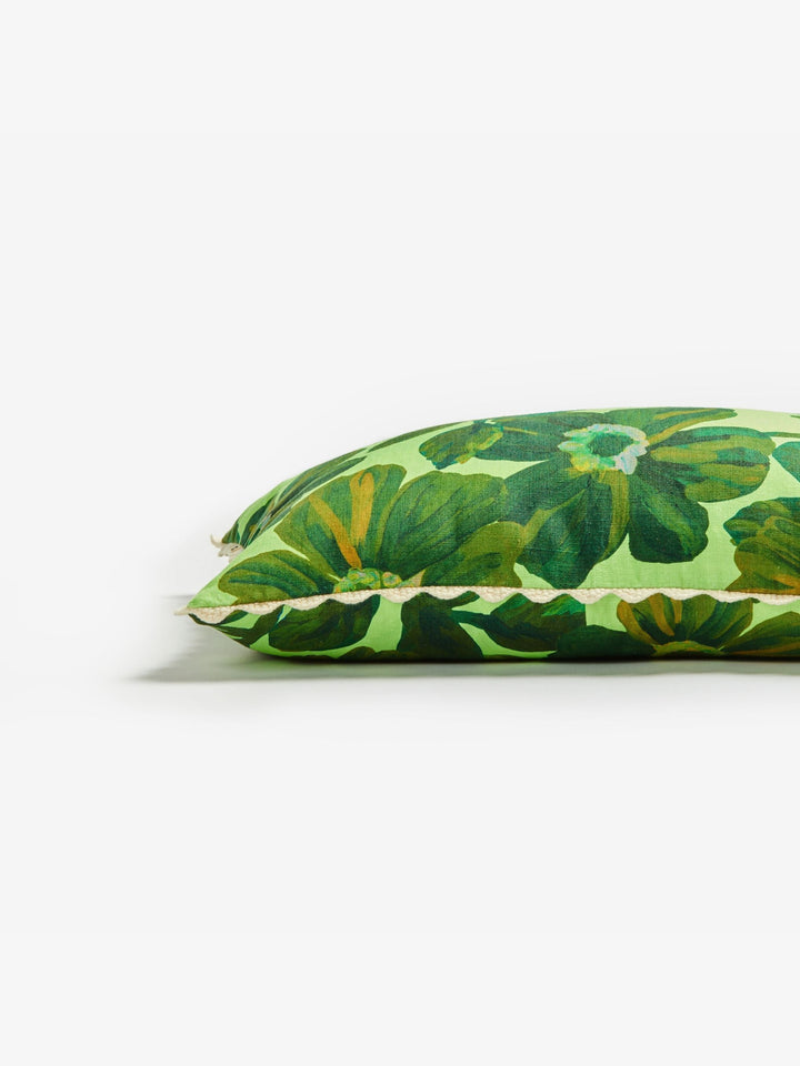 Rosetta Dark Mint Cushion