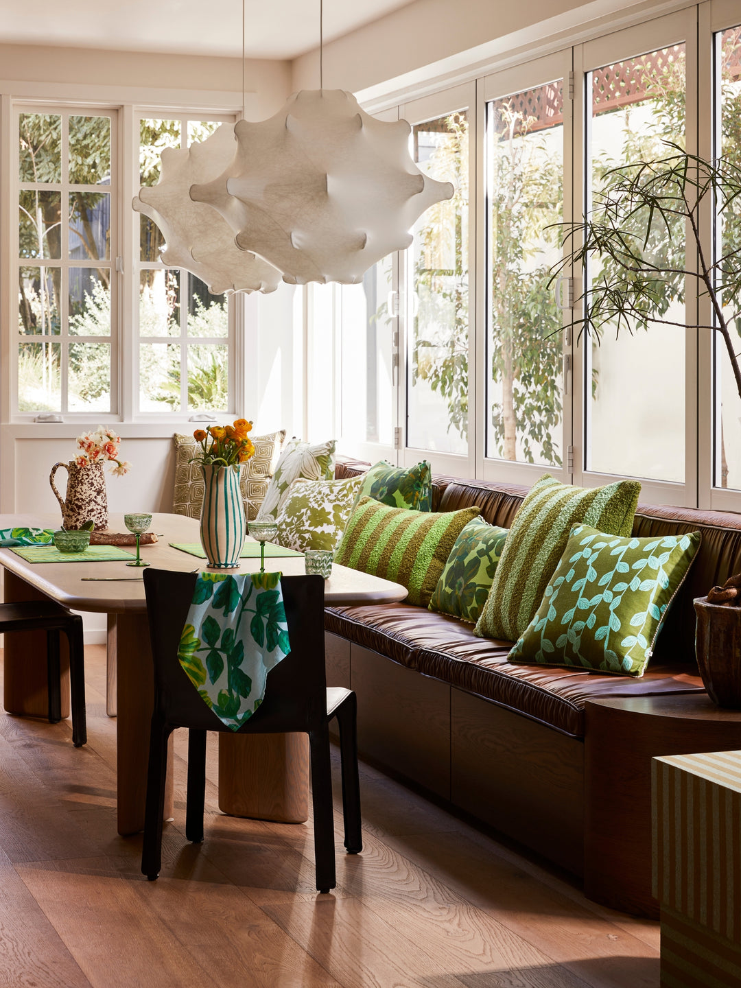 Rosetta Dark Mint Cushion