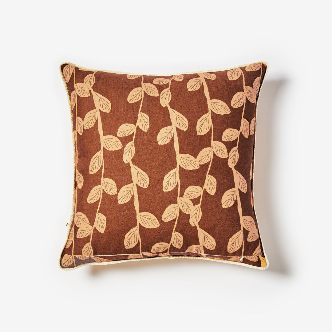 Little Leaf Tan Cushion