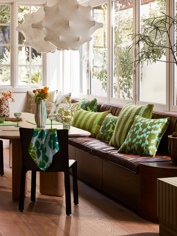 Herb Reverse Khaki Cushion