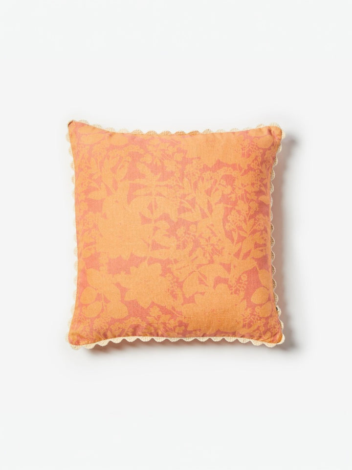 Herb Reverse Pink Peach Cushion