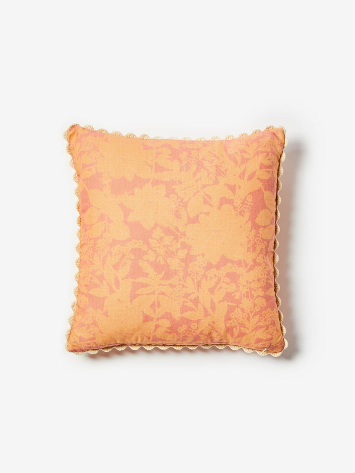 Herb Reverse Pink Peach Cushion