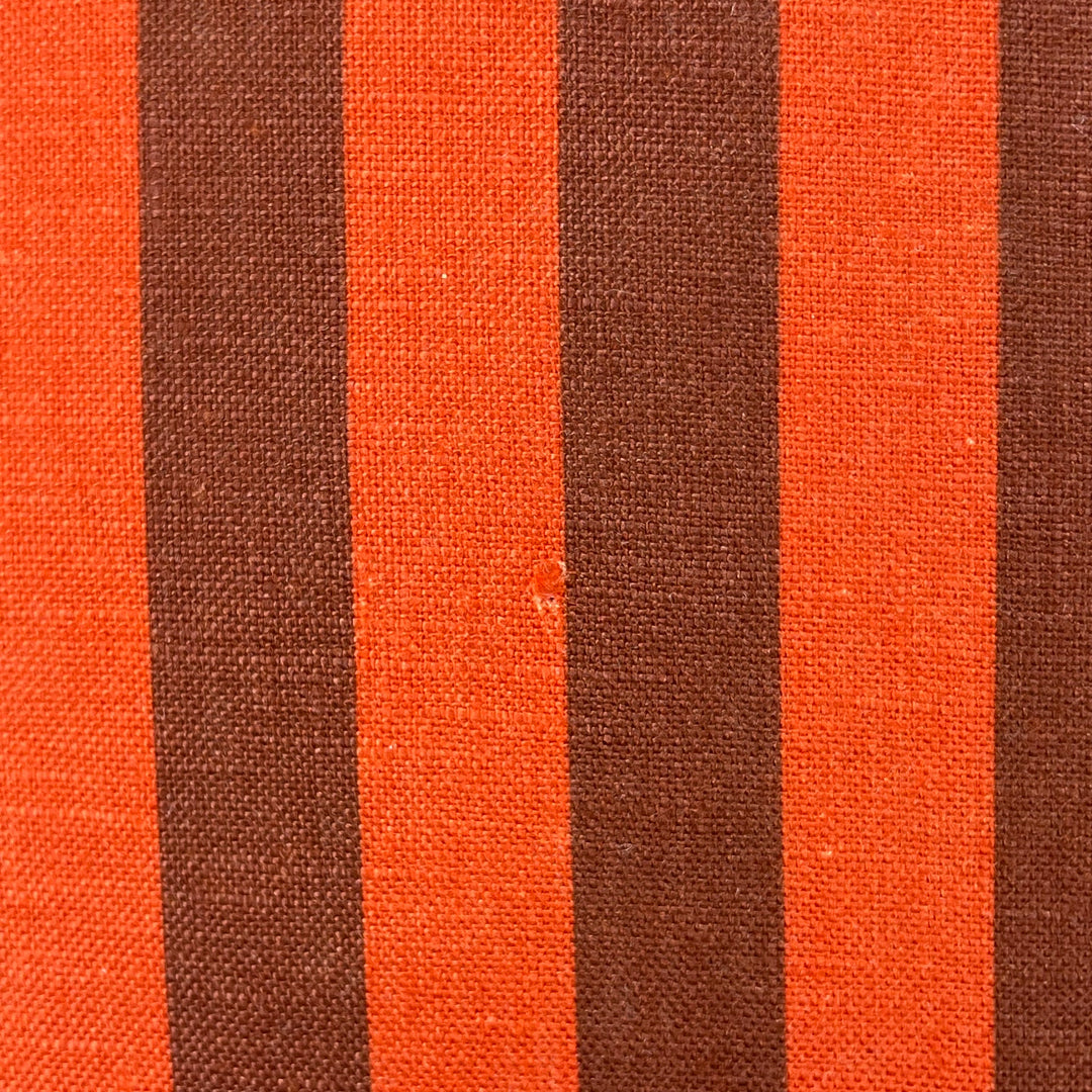 Thin Stripe Chocolate Cushion - Almost Perfect