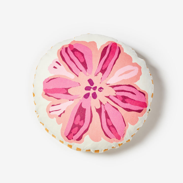 Candy Pink Round Cushion