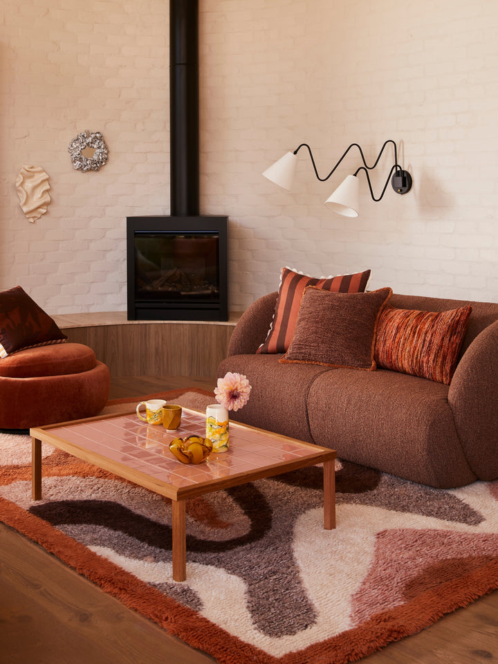 Wool Marle Rust Cushion