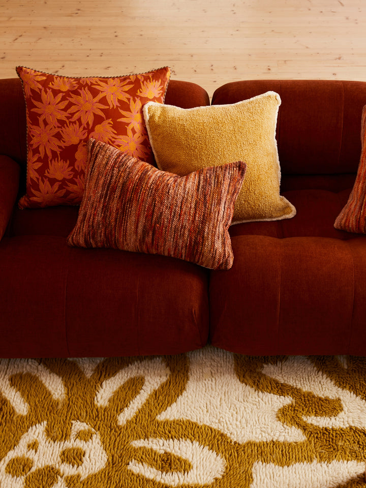 Wool Marle Rust Cushion