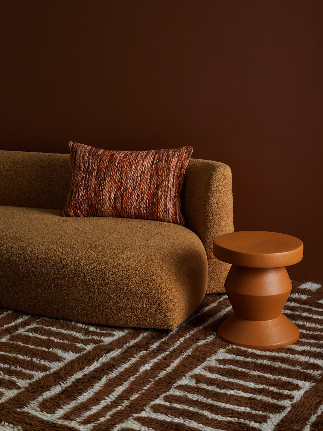 Wool Marle Rust Cushion