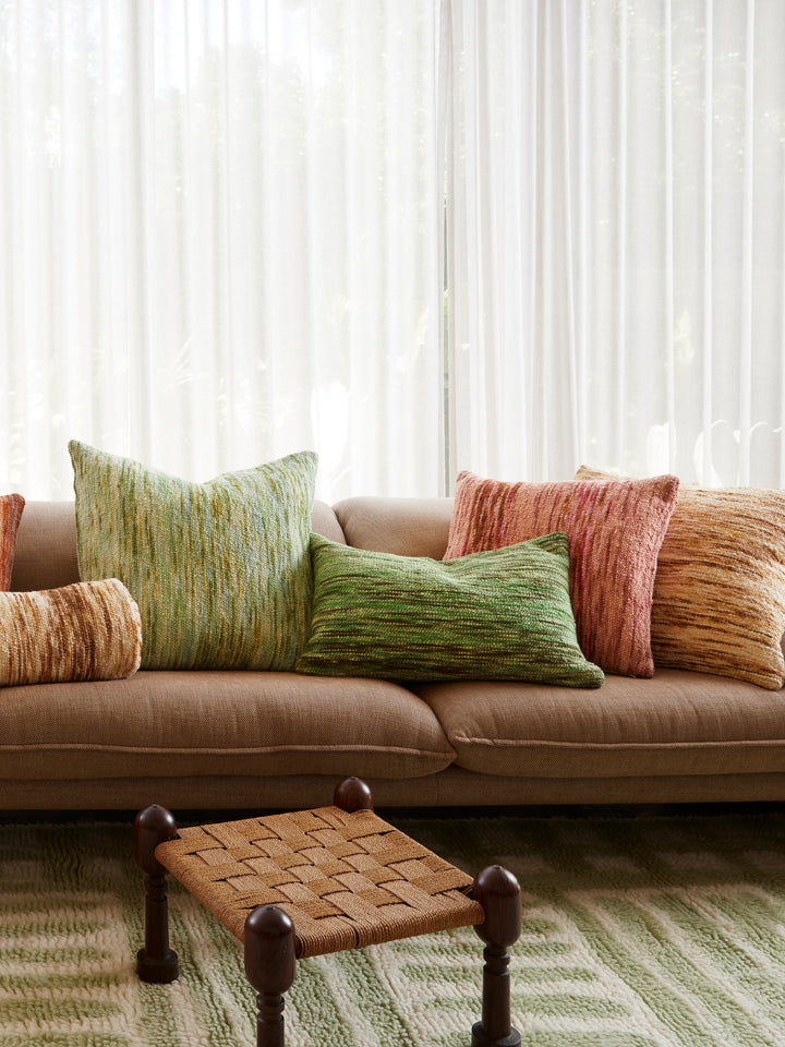 Wool Marle Emerald Cushion