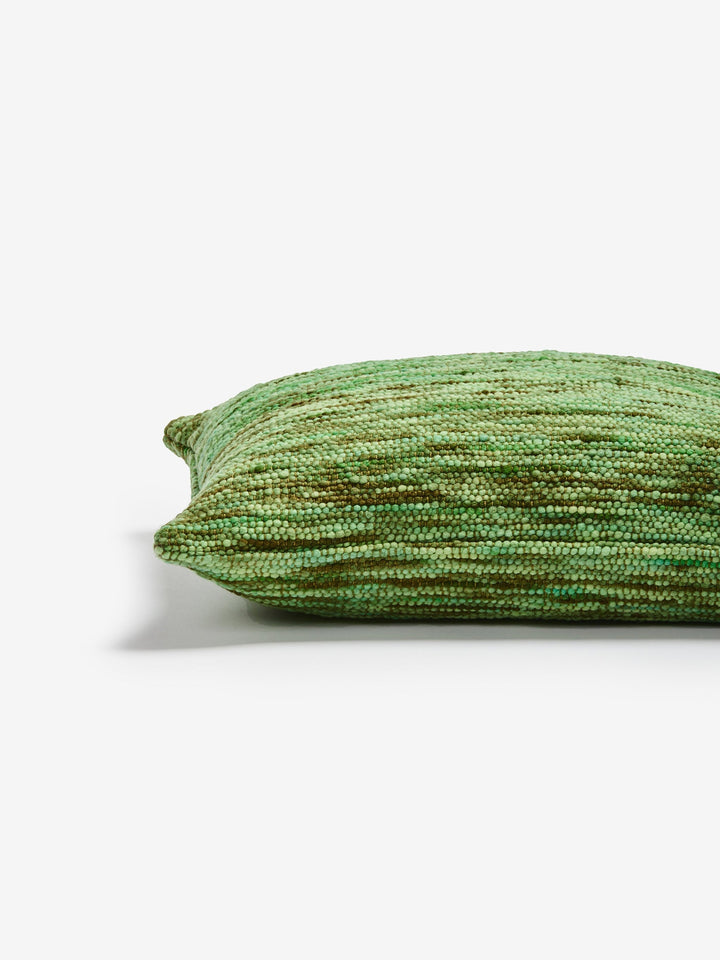 Wool Marle Emerald Cushion