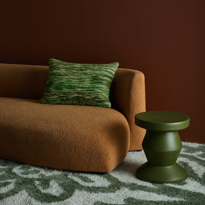 Wool Marle Emerald Cushion