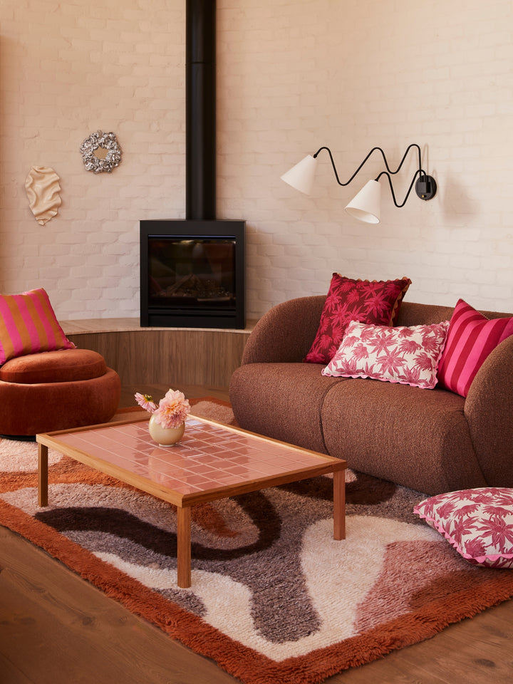 Flannel Flower Pink Cushion