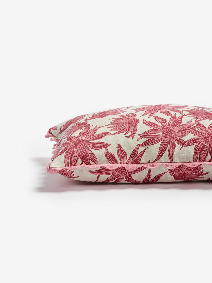 Flannel Flower Pink Cushion