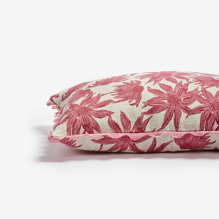 Flannel Flower Pink Cushion