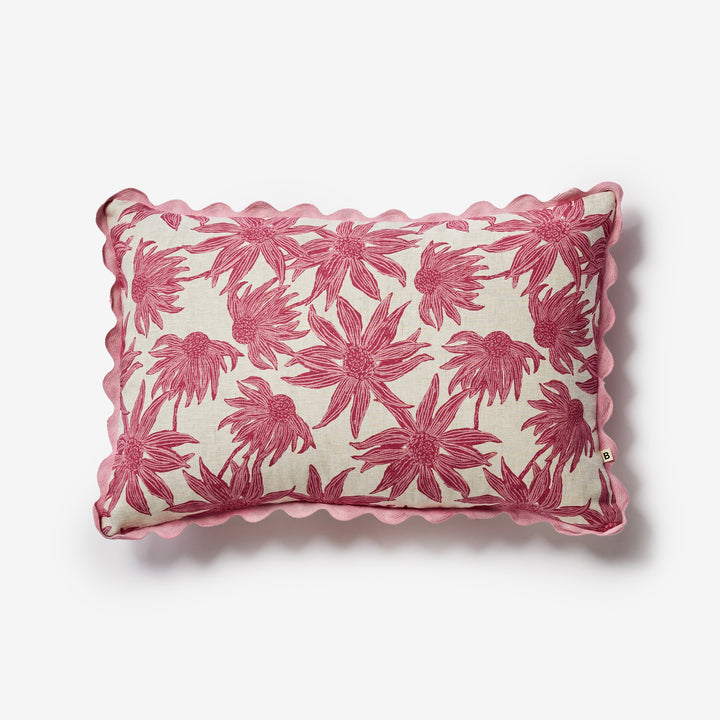 Flannel Flower Pink Cushion