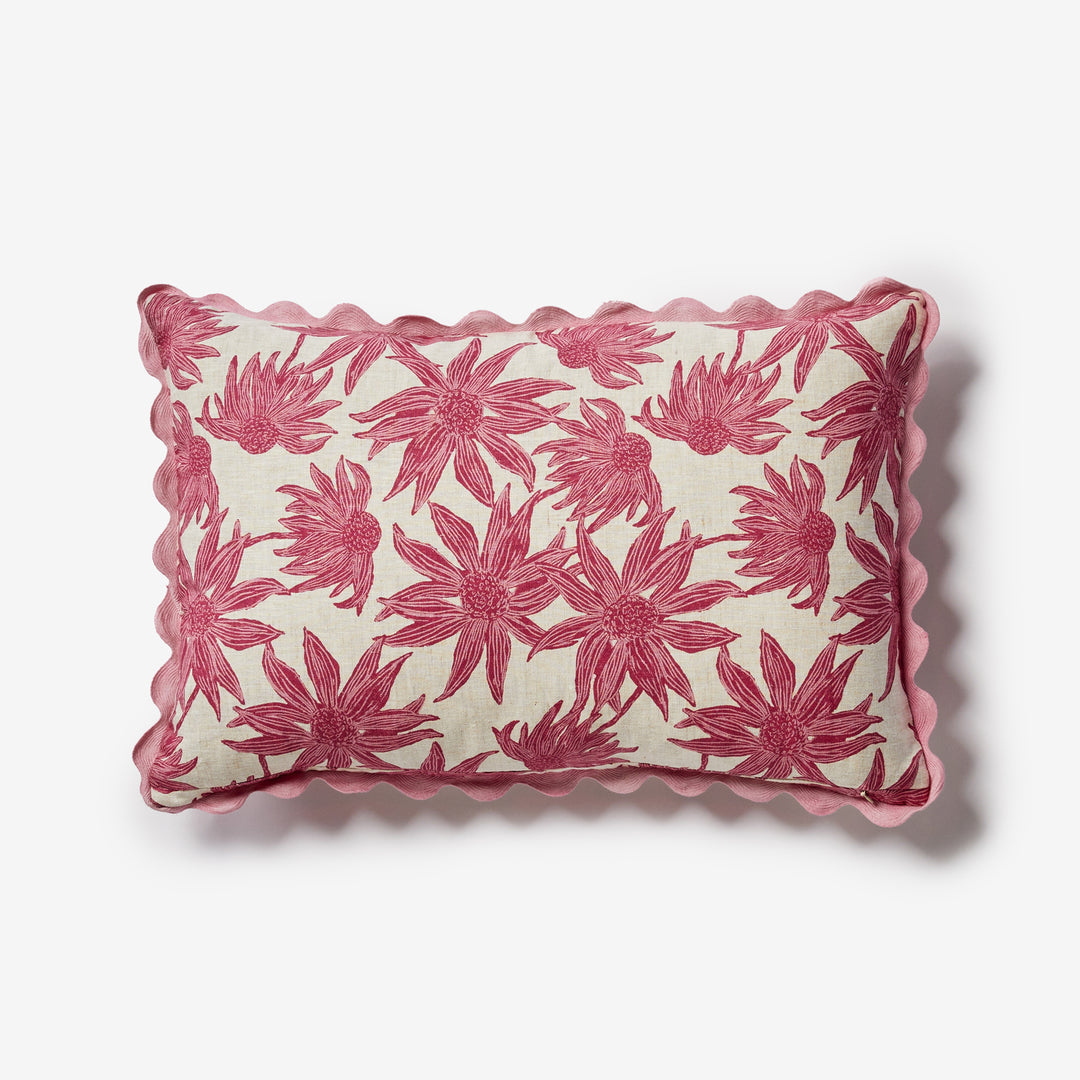 Flannel Flower Pink Cushion