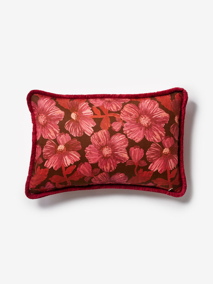 Woodland Dark Cerise Cushion