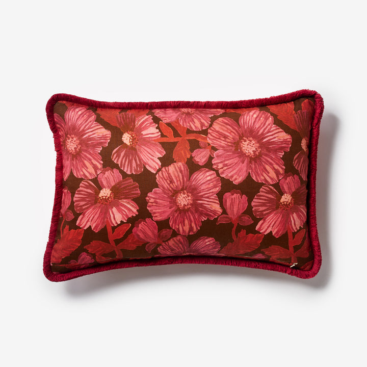 Woodland Dark Cerise Cushion