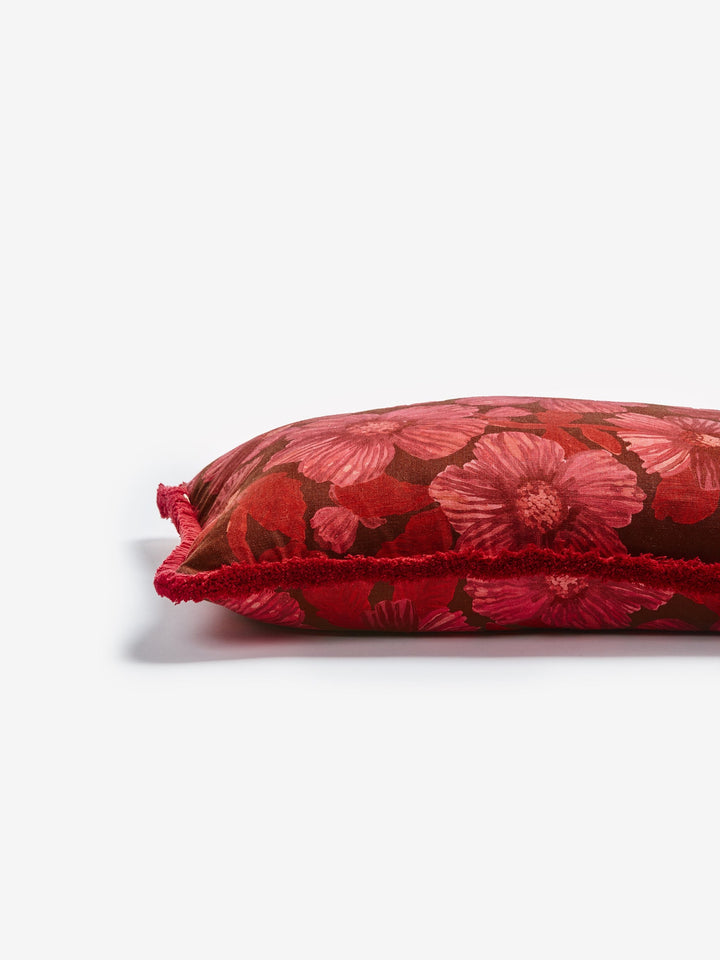 Woodland Dark Cerise Cushion