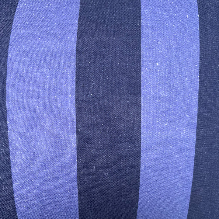 Bold Stripe Navy Cushion - Almost Perfect