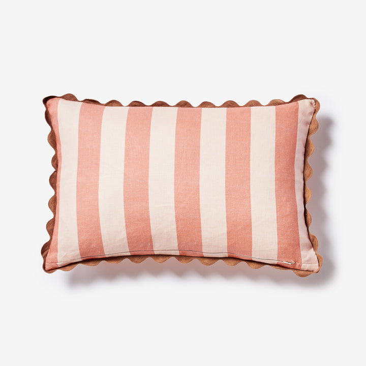 Bold Stripe Clay Cushion