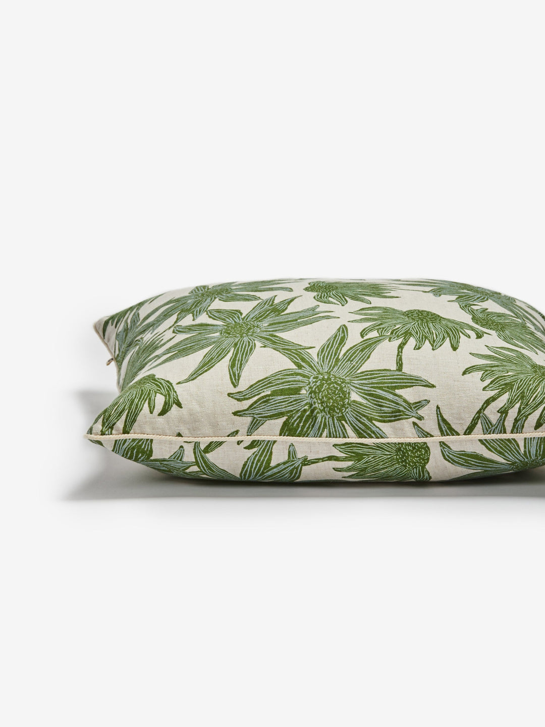 Flannel Flower Khaki Cushion