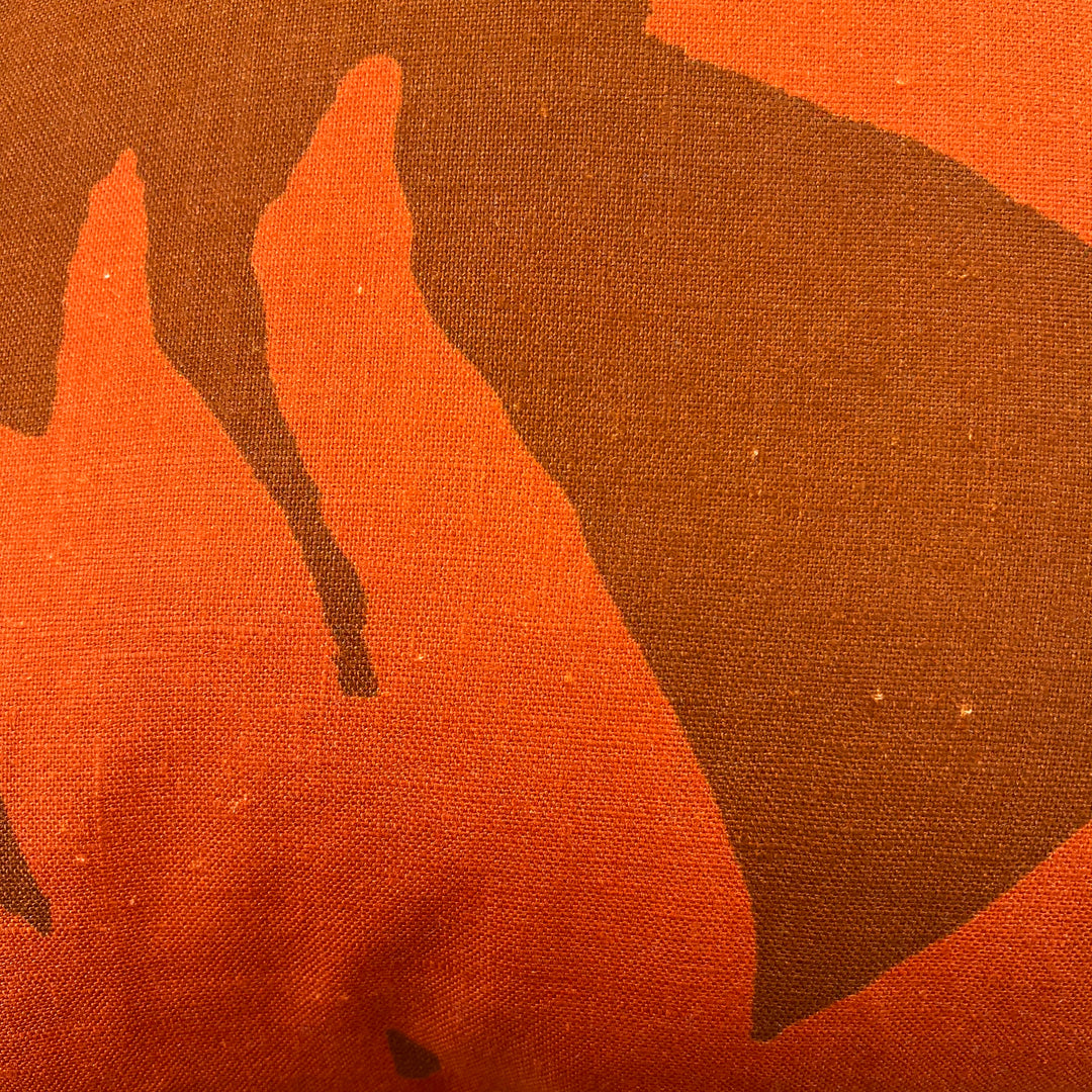 Fleur Orange Cushion - Almost Perfect