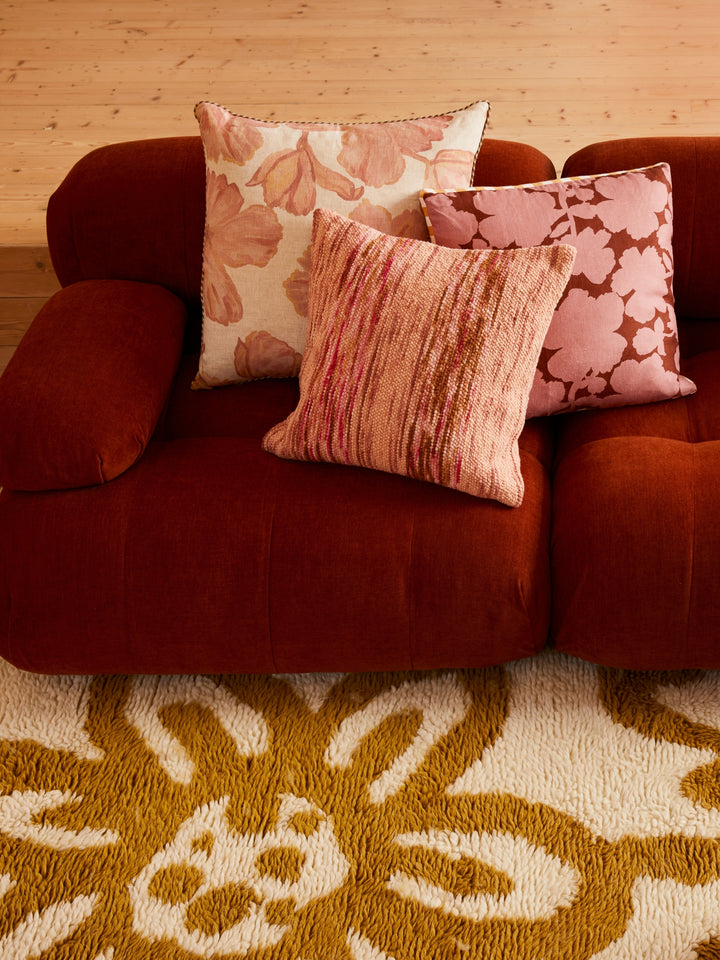 Wool Marle Pink Cushion
