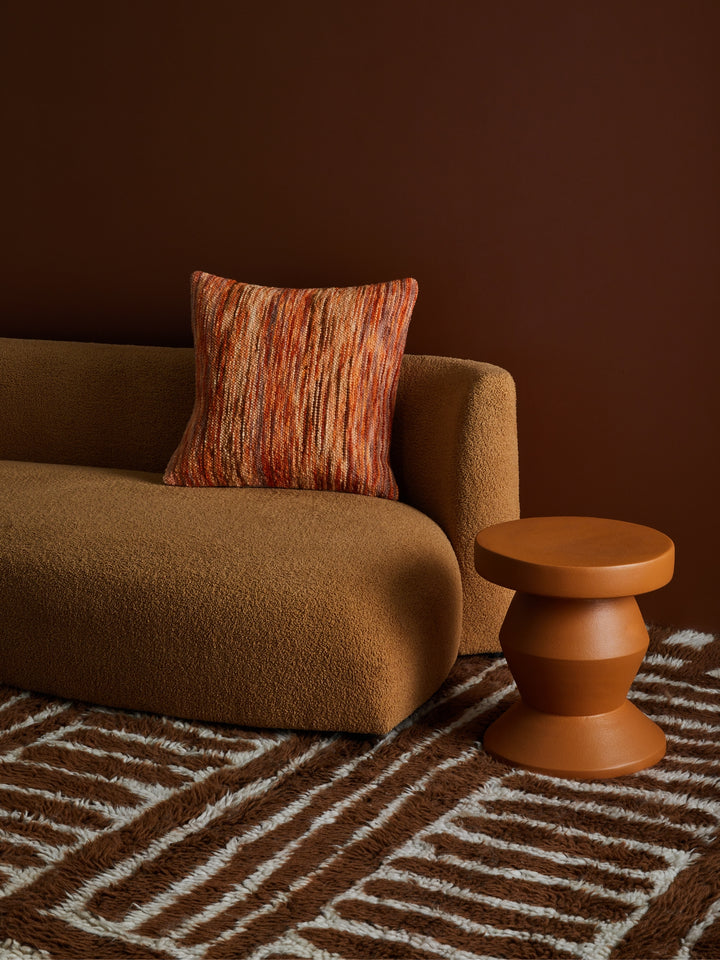 Wool Marle Orange Cushion