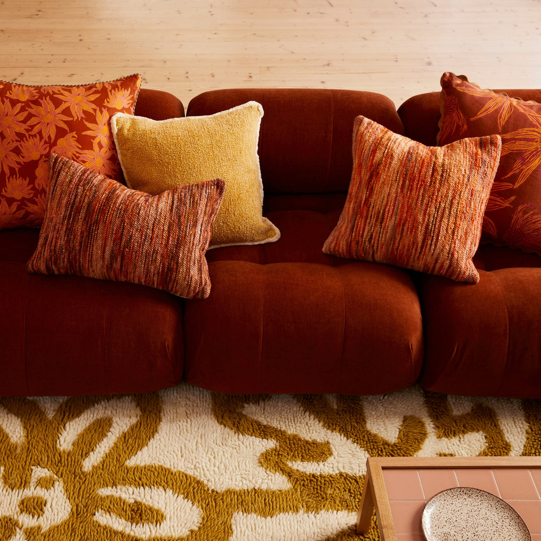 Wool Marle Orange Cushion