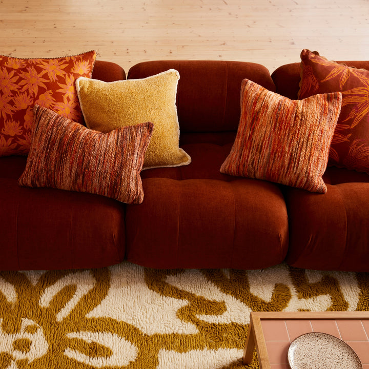 Wool Marle Orange Cushion