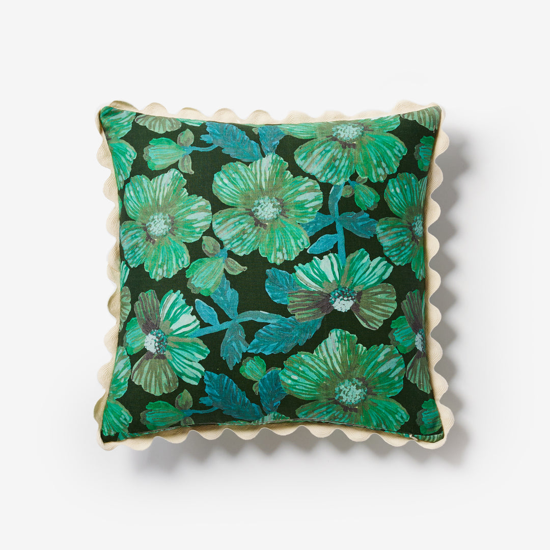 Woodland Emerald Cushion