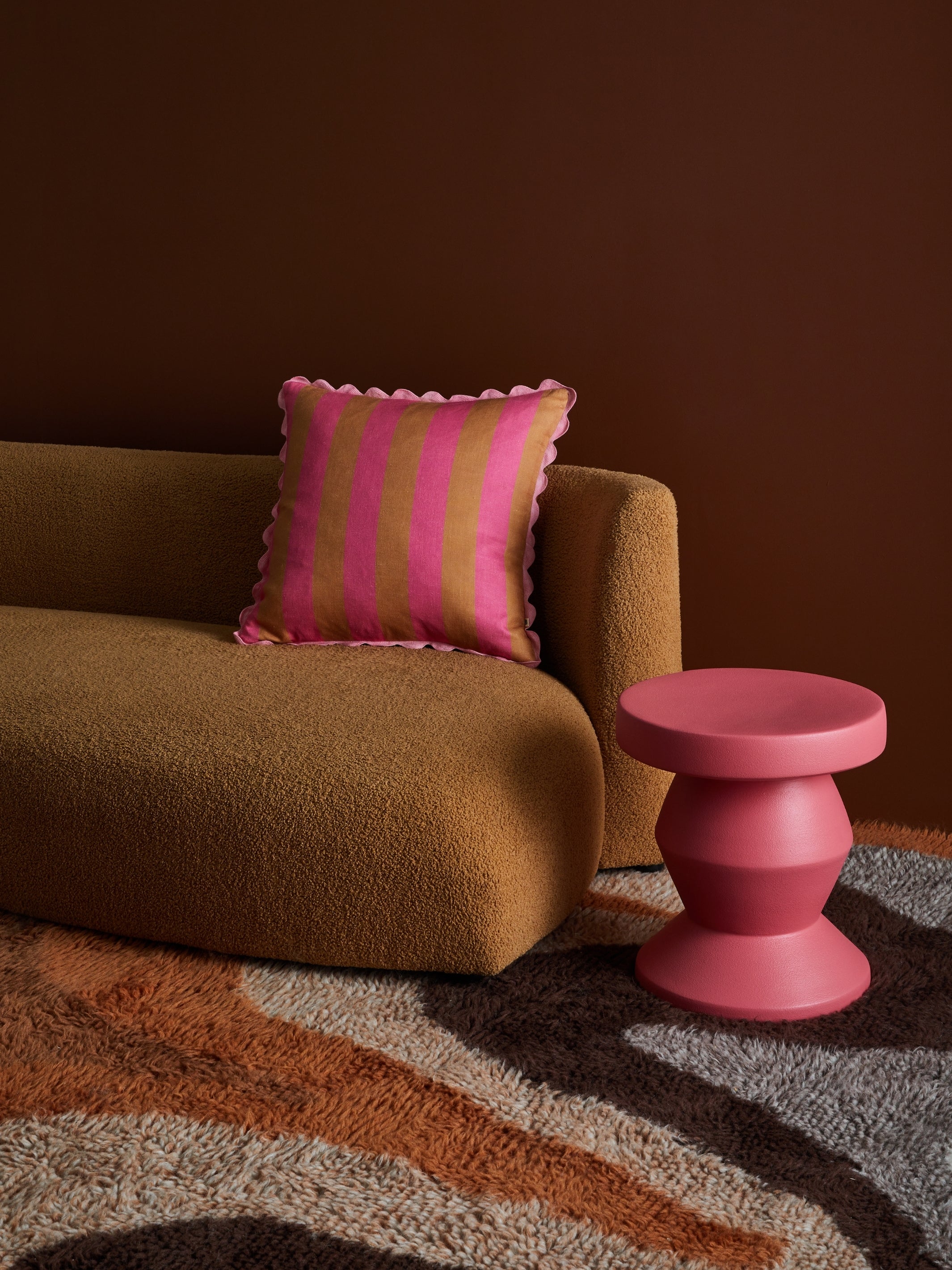Bold Stripe Candy Cushion - Almost Perfect