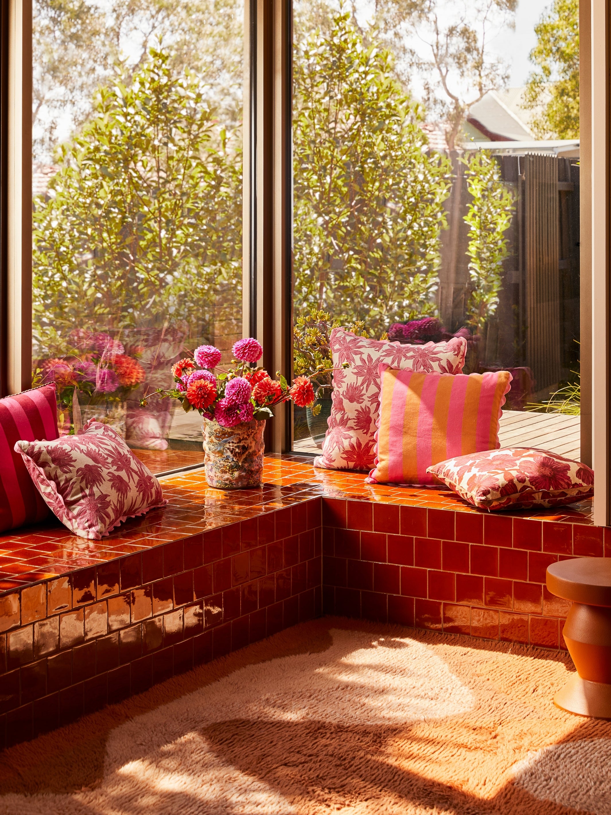 Bold Stripe Candy Cushion - Almost Perfect
