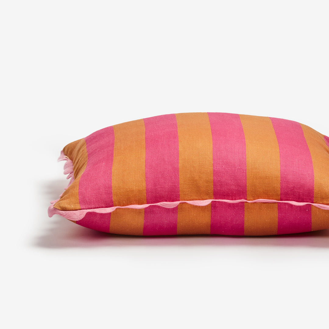 Bold Stripe Candy Cushion