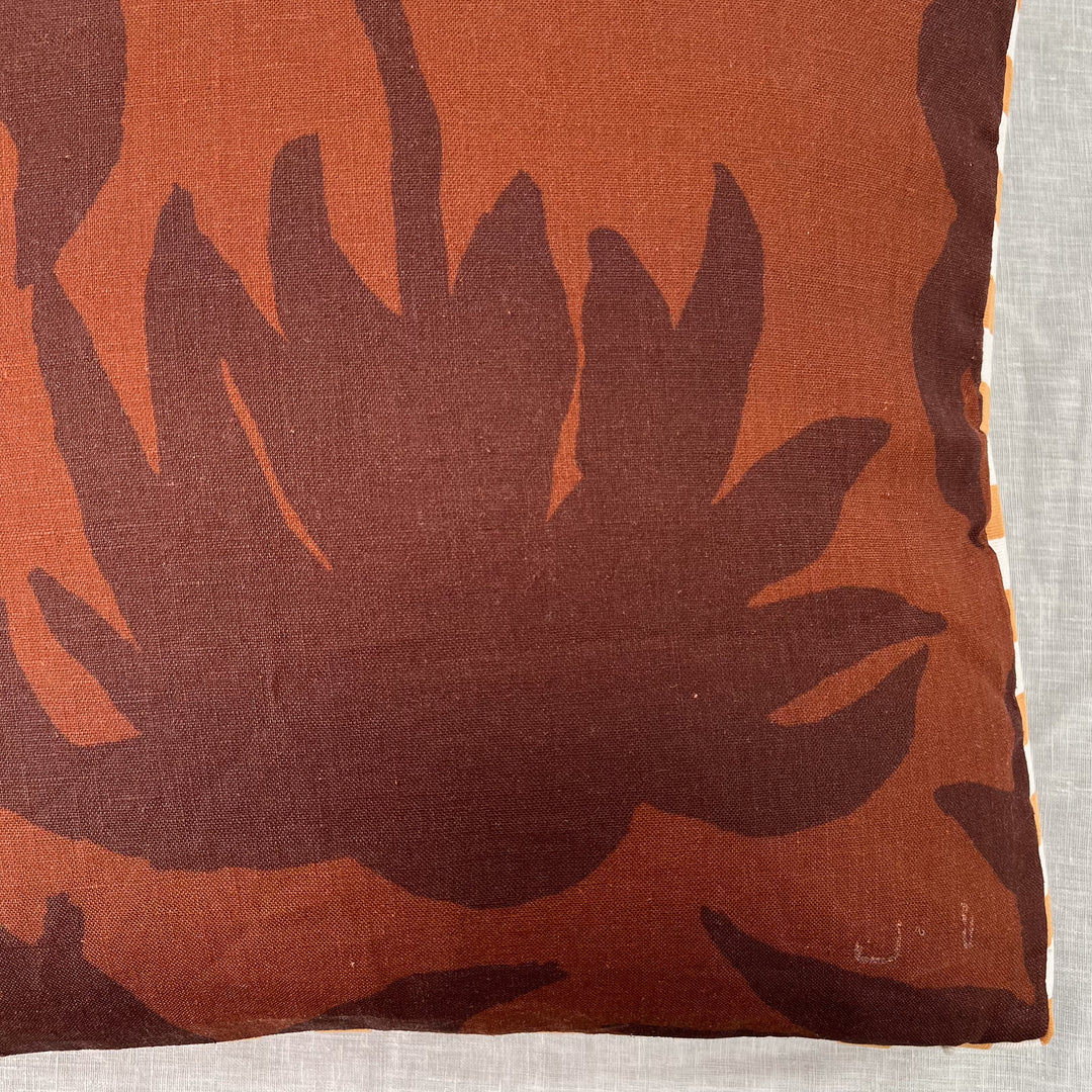 Fleur Chocolate Cushion - Almost Perfect