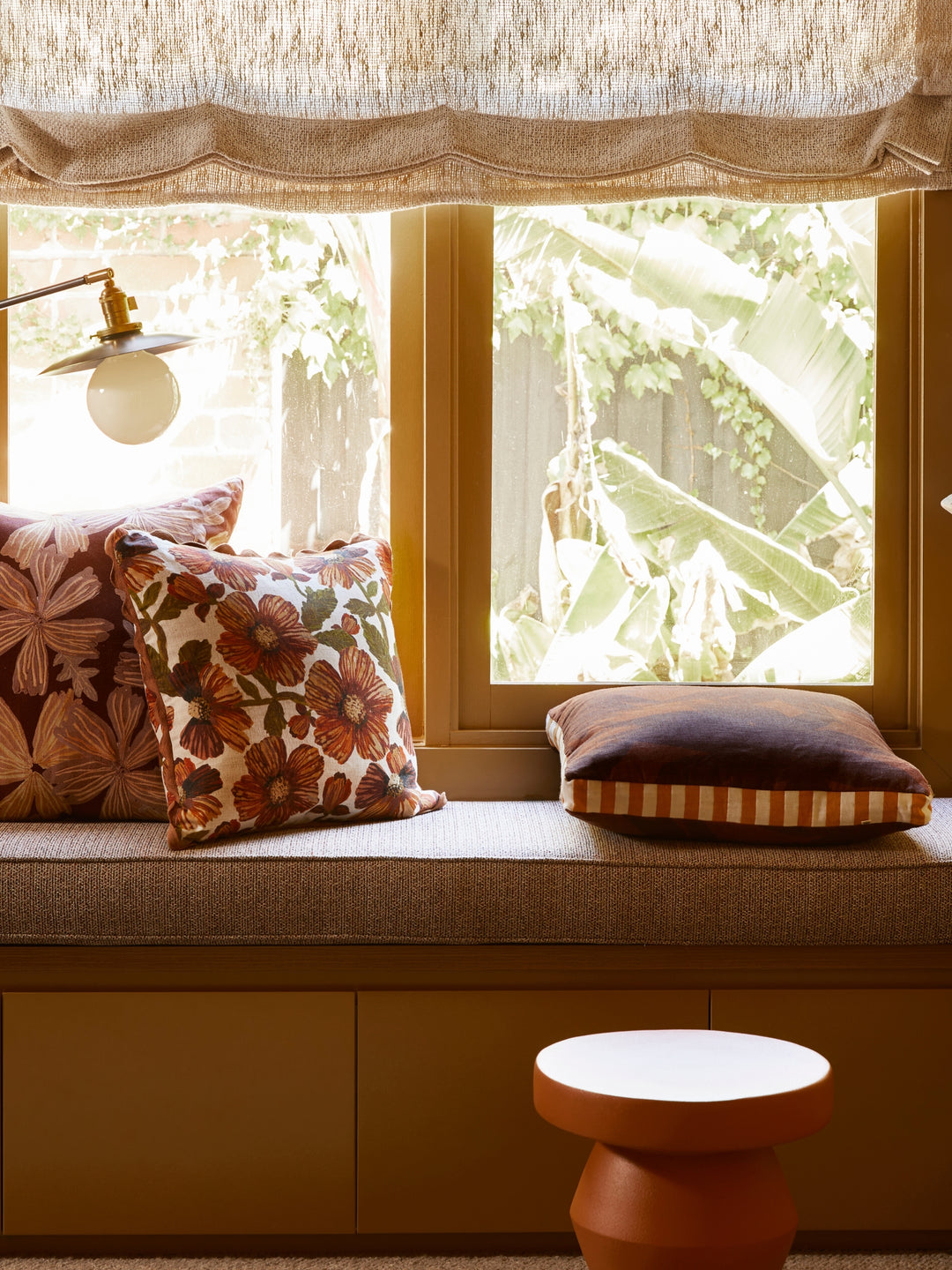Fleur Chocolate Cushion